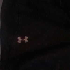 Under armour black track pants
